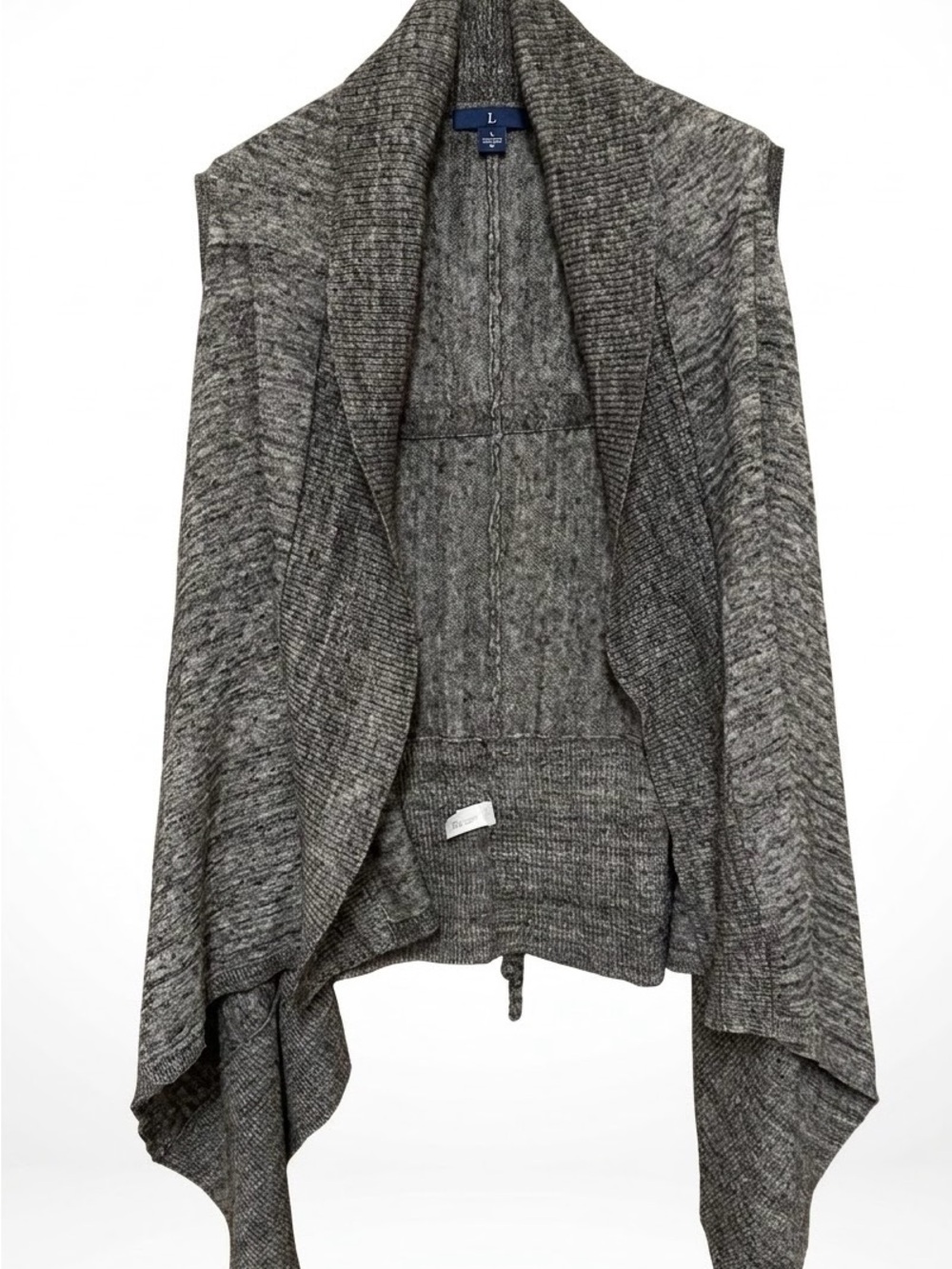 Gap wool alpaca Cozy Open-Front Gray Women's Sweater Cardigan